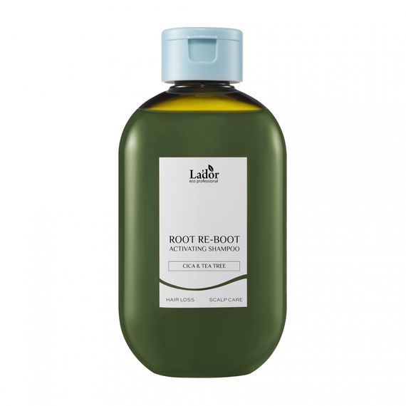 Шампунь для восстановления корней волос с экстрактом центеллы азиатской и маслом чайного дерева Lador Root Re-Boot Activating Shampoo Cica&Tea Tree, 300мл