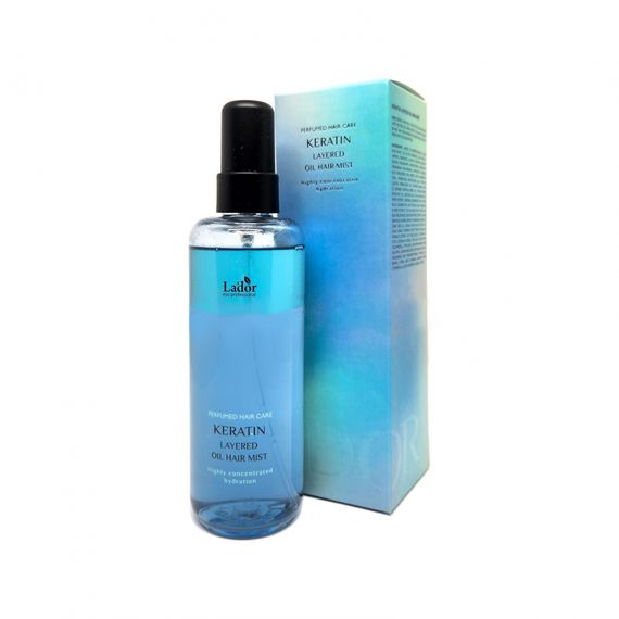 Парфюмированное масло-мист для волос с кератином Lador Keratin layeRed Oil mist, 130мл
