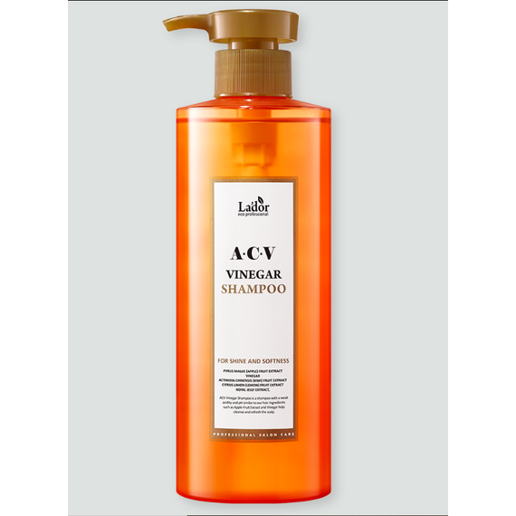 Шампунь для сияния волос с яблочным уксусом Lador acv vinegar shampoo, 430 мл