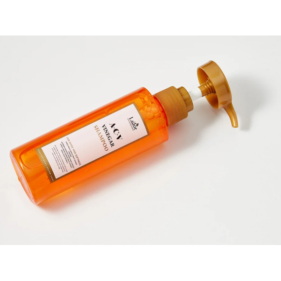 Шампунь для сияния волос с яблочным уксусом Lador acv vinegar shampoo, 150 мл, изображение 3