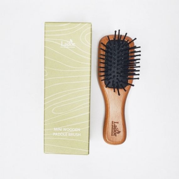Деревянная щетка для волос Lador MINI Wooden Paddle Brush