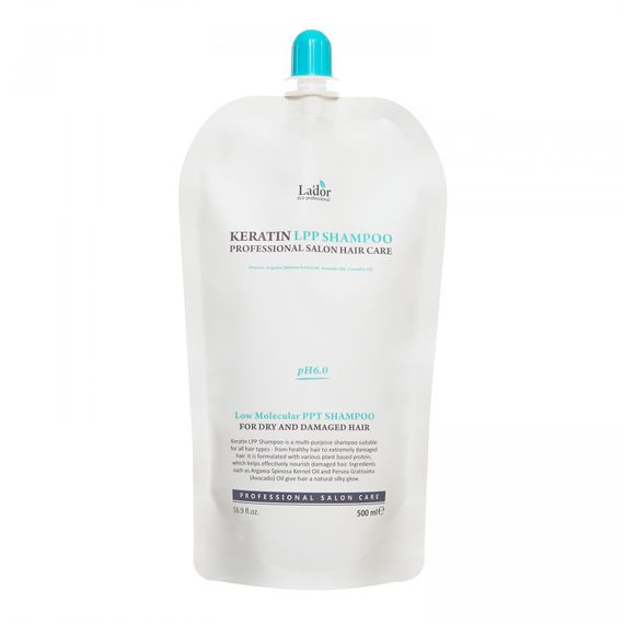 Шампунь для волос с кератином Lador Keratin LPP Shampoo, 500мл
