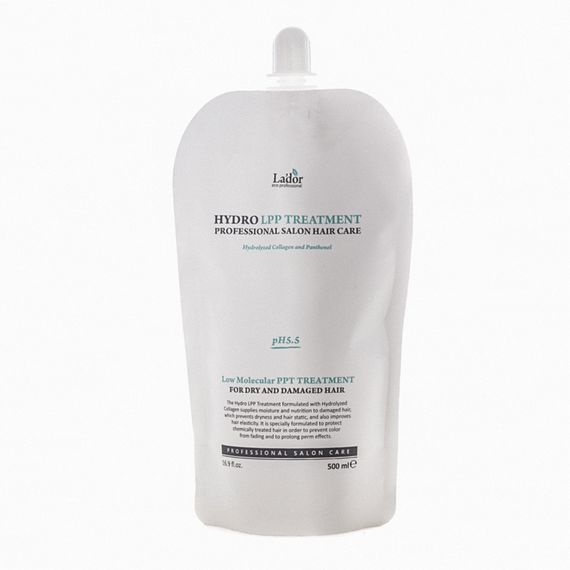 Увлажняющая маска для сухих и поврежденных волос Lador Hydro LPP Treatment, 500мл