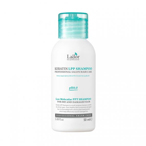Шампунь для волос с кератином Lador Keratin LPP Shampoo, 50мл