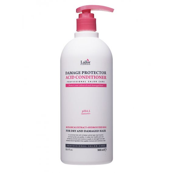 Защитный кондиционер для поврежденных волос Lador Damage Protector Acid Conditioner, 900мл