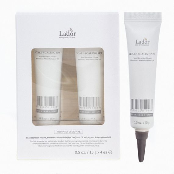 Пилинг для кожи головы Lador Scalp Scaling Spa, 4*15г