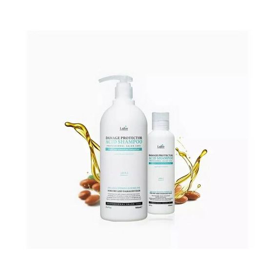 Защитный шампунь для поврежденных волос Lador Damage Protector Acid Shampoo, 900 мл, изображение 5