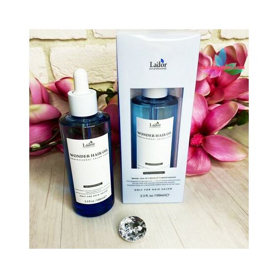 Увлажняющее масло для восстановления блеска волос Lador Wonder Hair Oil, 100 мл, изображение 7