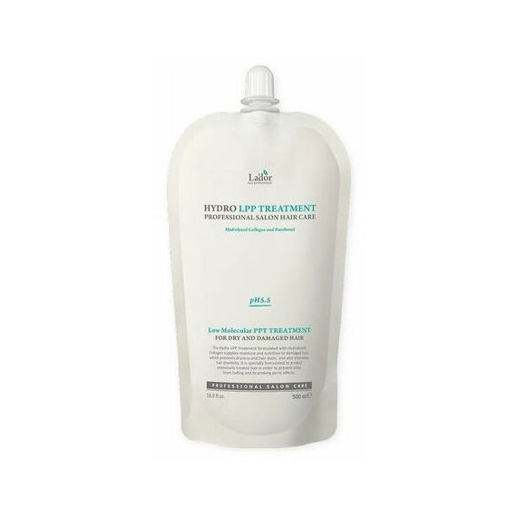 Восстанавливающая маска для поврежденных и сухих волос Lador Eco Hydro LPP Treatment, 500 мл, изображение 2